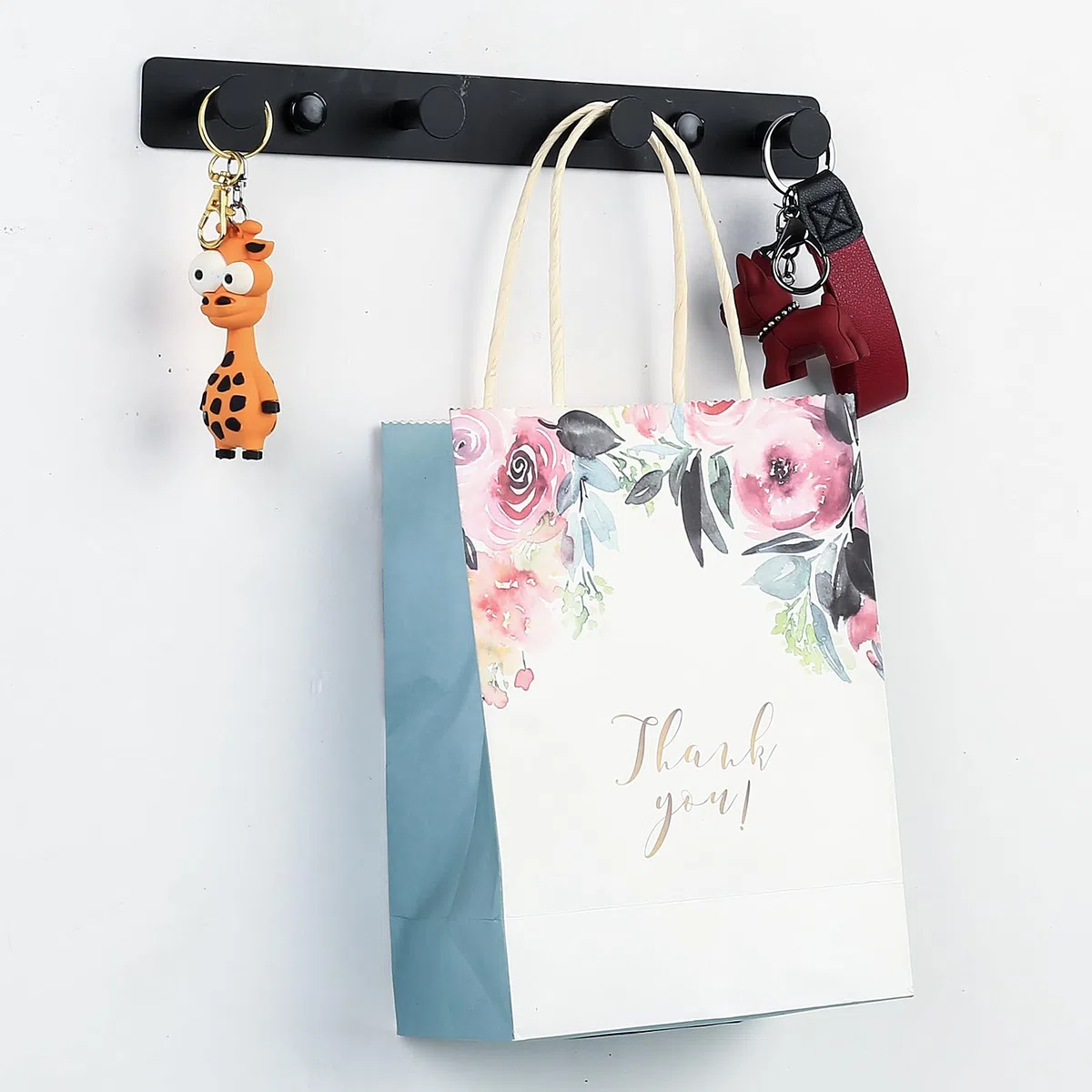Ganci Porta Abiti Da Muro, 2 Pezzi Appendiabiti Con 4 Ganci, Ganci Da Muro, Attaccapanni Da Muro, Appendiabiti Nero, Per Cappelli, Sciarpe, Borse, Stand Da Camera Cucina