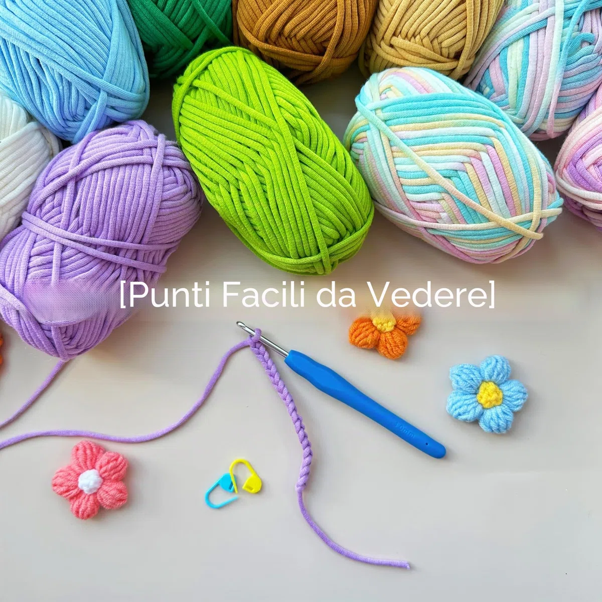 Filato di cotone spesso per uncinetto, 3 x 50 g, per principianti, filato per amigurumi, con uncinetto da 4 mm, kit per uncinetto per principianti, verde avocado