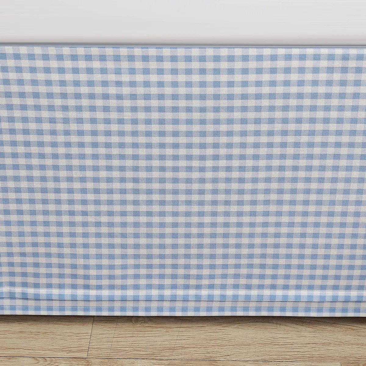 Laura Ashley Home - Cotone Ruffled Bedskirt, leggero & stile classico (Hedy Blue, Queen)