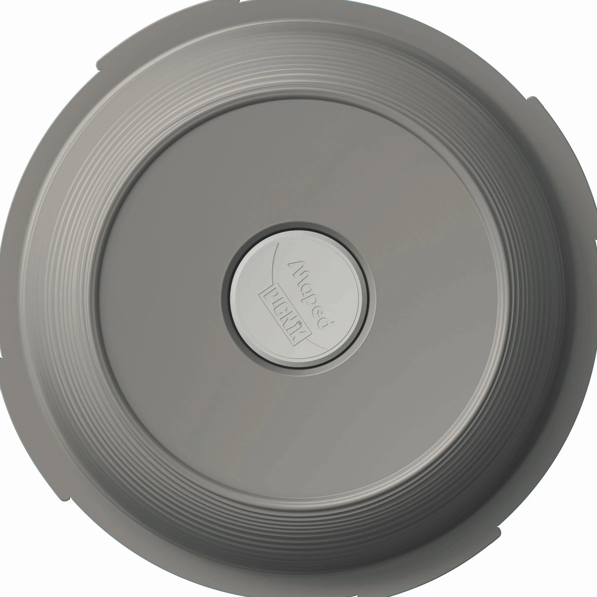 Maped PICNIK - Piatto da pranzo in vetro Concept Adult, adatto al microonde, 700 ml, colore: Grigio