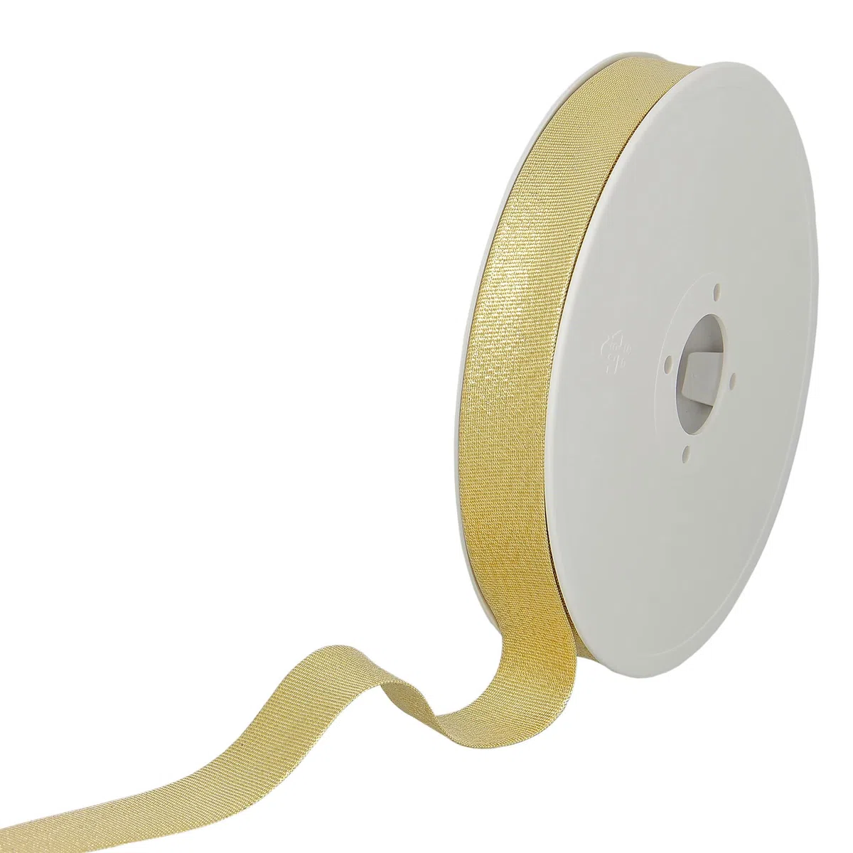 Nastro sbieco metallizzato luccicante, 80% Poliestere 20% Lurex, 20mm x 20m, Oro