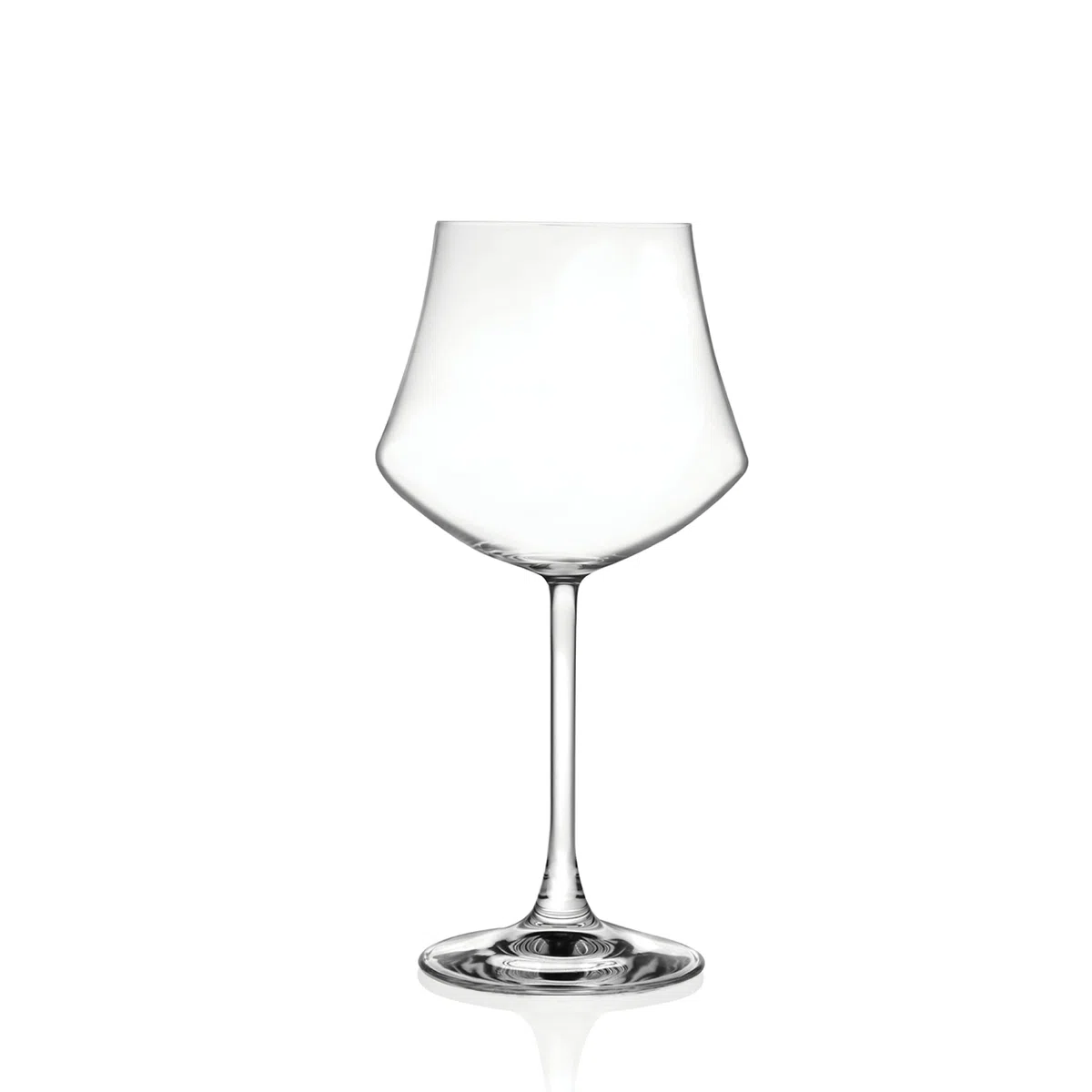 RCR Cristalleria Italiana S.p.a. Linea Ego | Calici da Acqua e Vino in Vetro Bicchieri Moderni Set 6 Biccheri di Cristallo da 50 Cl