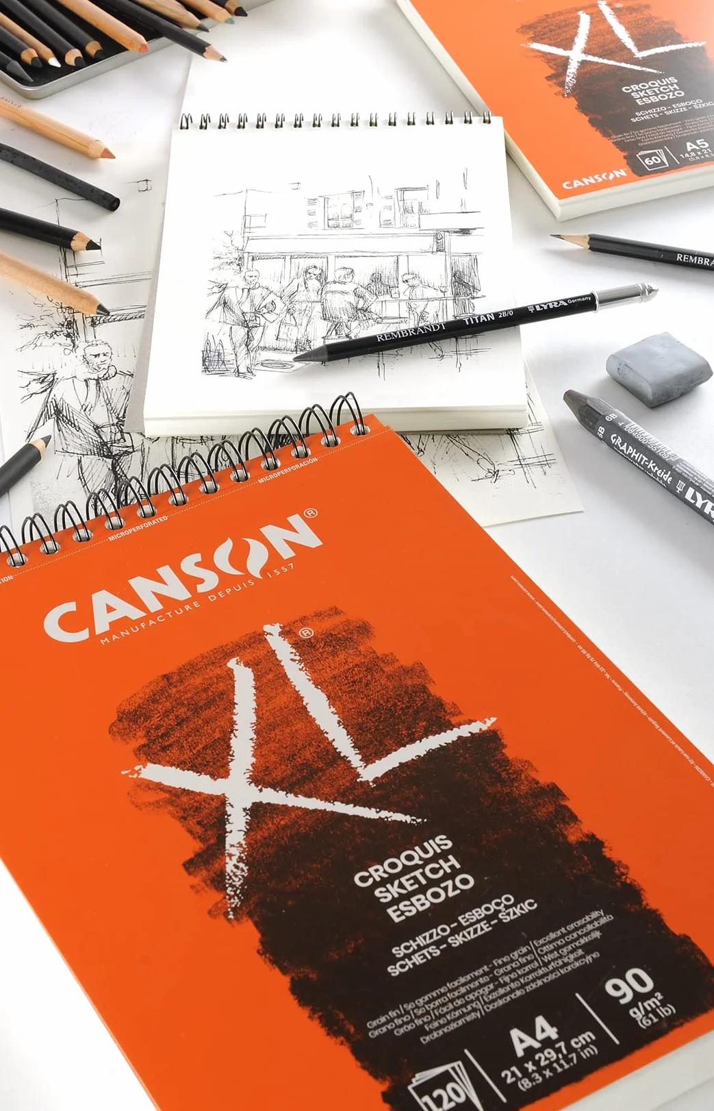 Canson 787115 Album Schizzo, XL, A3, 120 Fogli