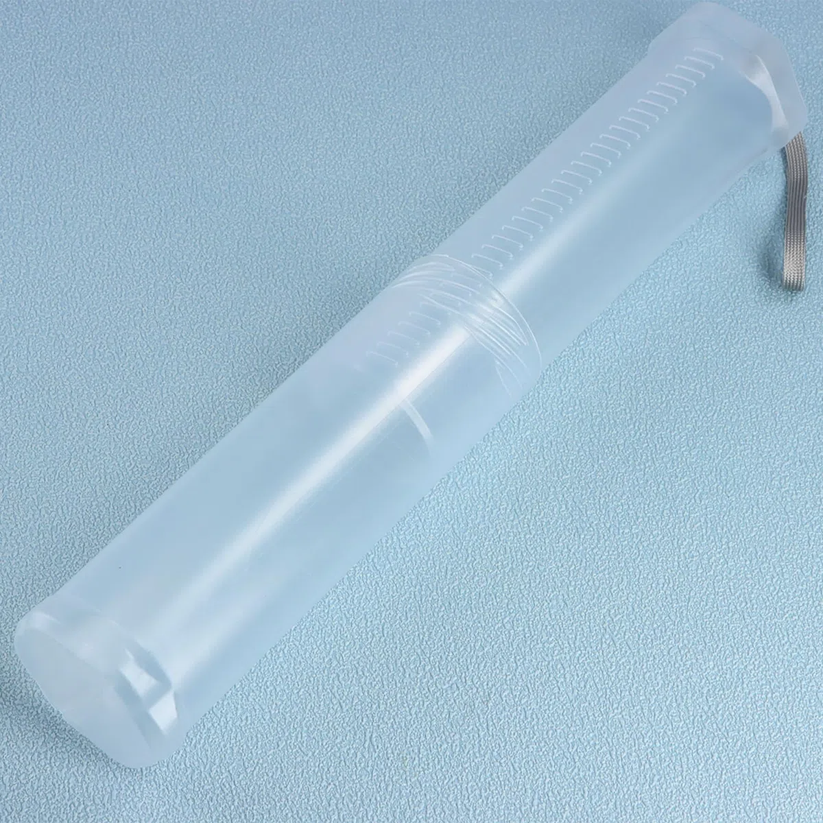 Portapennelli in Plastica, 2 Pezzi Astuccio per Pennelli Allungabile, Tubo di Supporto Trasparente, Organizer per Pennelli Penne Contenitore per Matite, Contenitore a Matita per Penne, Pastelli