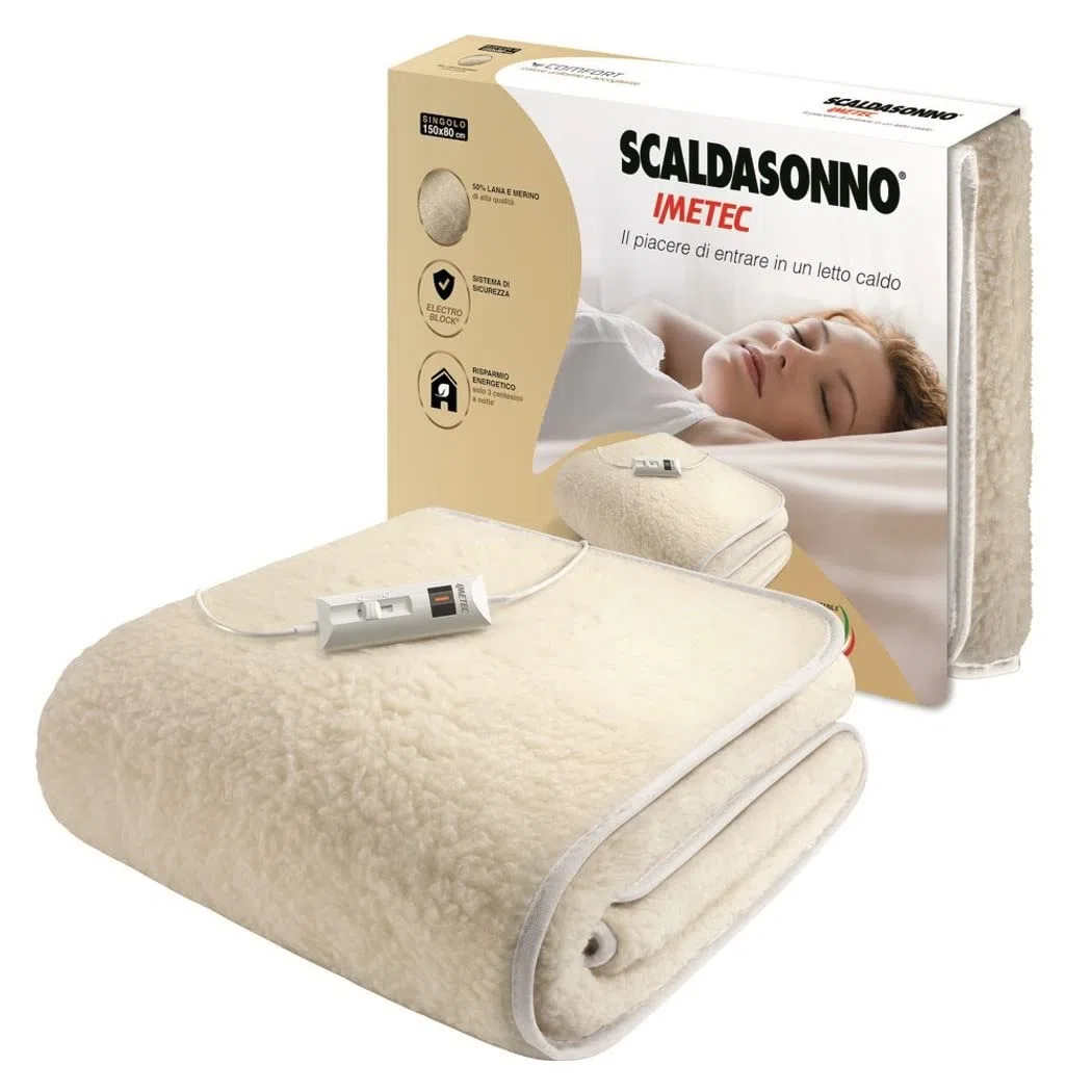 Imetec 16799 - Coperta elettrica 1 persona 150x80 cm