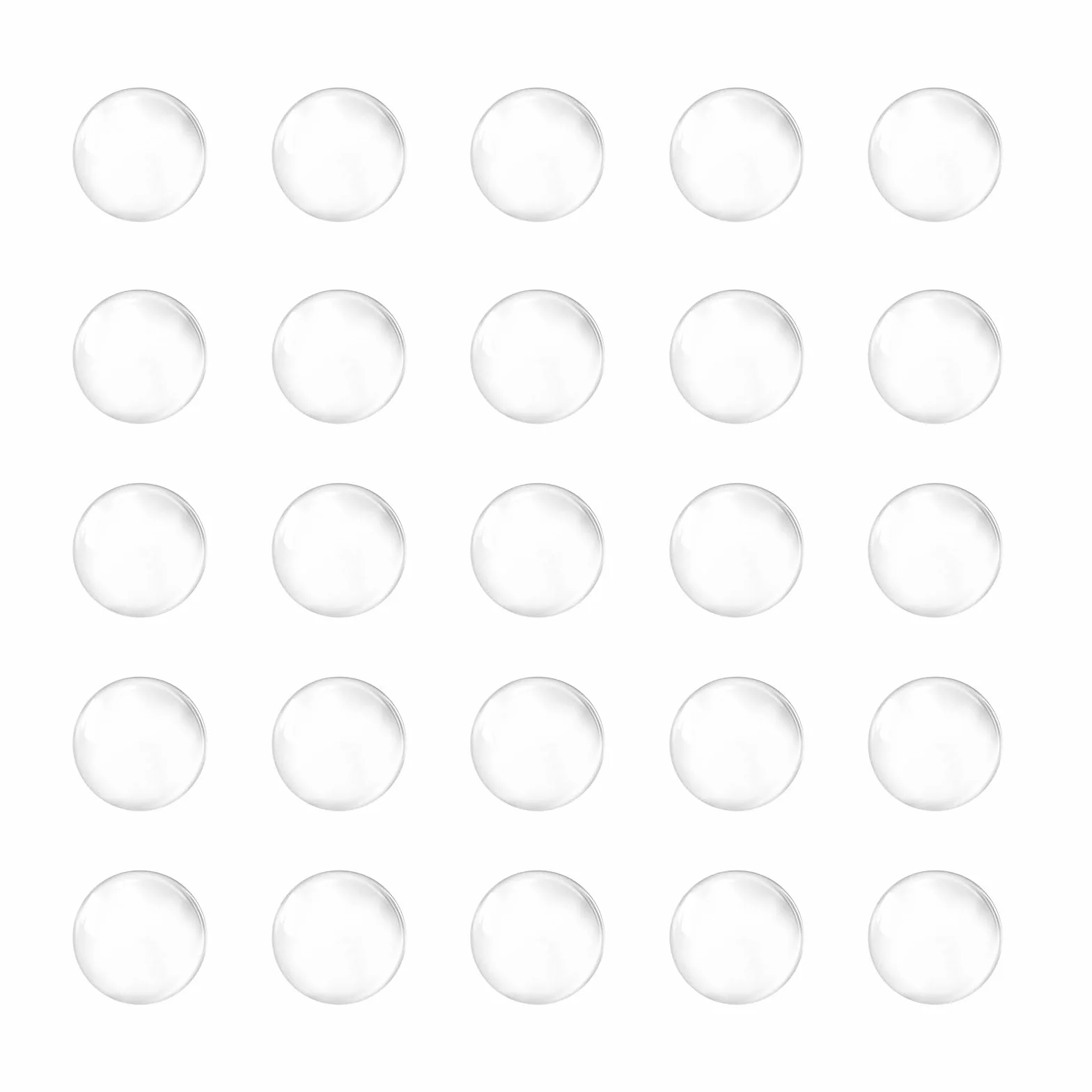 QUARKZMAN 150pz Vetro Sfera Bollente Pietre 8mm Soda Lime Vetro Perle per Bottiglia Scuotere Mischiare, Trasparente