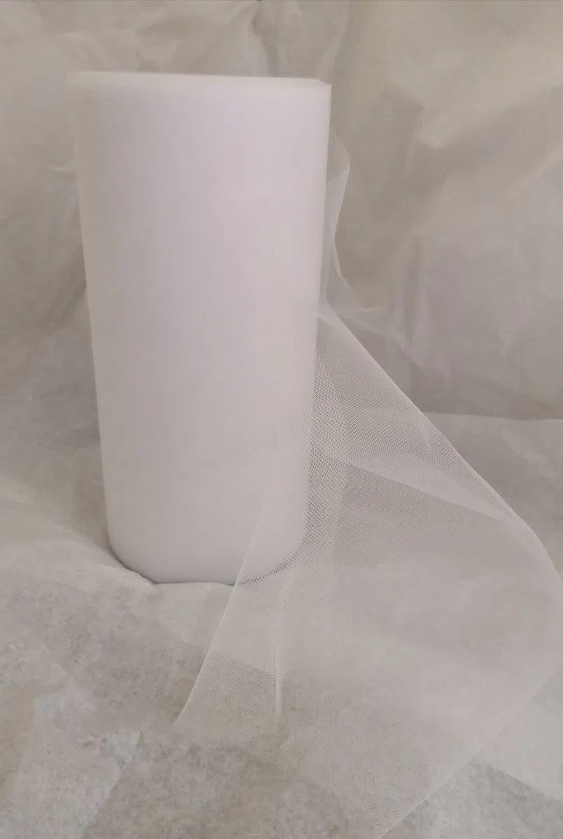 TULLE H 25,0 CM BOBINA DA 100 METRI BIANCO (BIANCO)