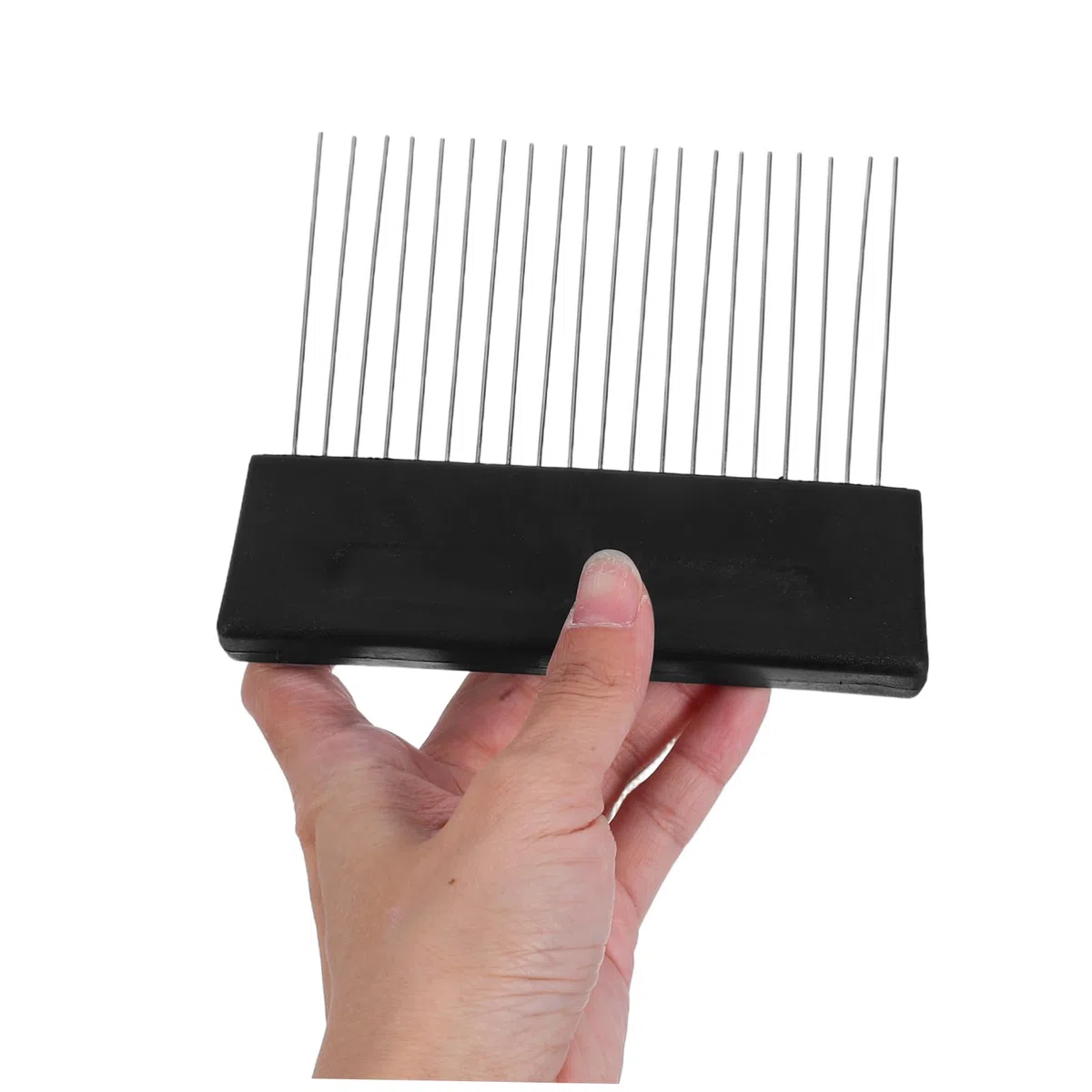 Pettine per Pittura in Acciaio Inossidabile Denti Fini per Effetti di Trama Precisi, Utensile Artistico per Progetti Decorativi e Pittura su Intonaco