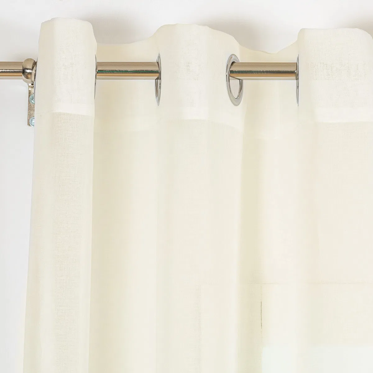 TRAMAS+ Tende per interni, 1 Pezzo,Tende trasparenti per il soggiorno e la camera da letto 140x260cm, con occhielli, camera da letto, bambini, giovani e adulti e sala da pranzo - Molly Naturale