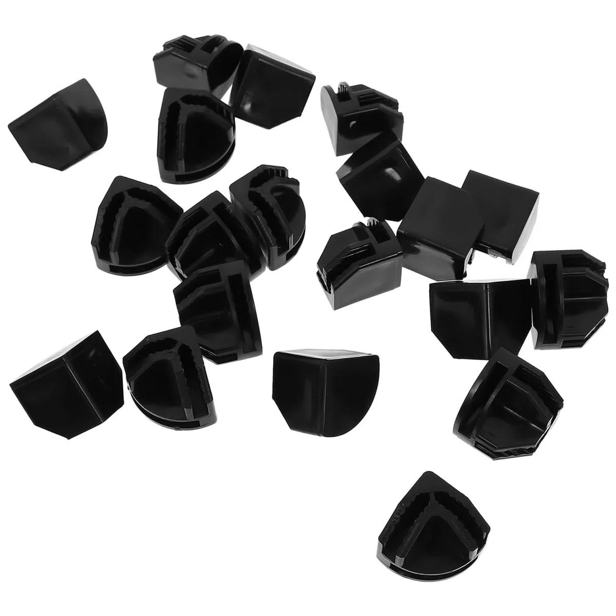 UPKOCH Connettori Cubo ABS 20 Pezzi Fibbia Modulari per Scaffali Componibili Armadio Organizzatore Casa Cucina Stoccaggio Interno 0.94X0.91X0.91 Pollici