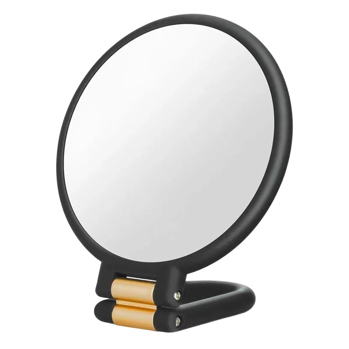 Genérico Specchio da trucco portatile, pieghevole 50x, regolabile, specchio da trucco preciso con lente d'ingrandimento, per viaggi d'affari, camera da , bagno e regalo per donne, mamma e