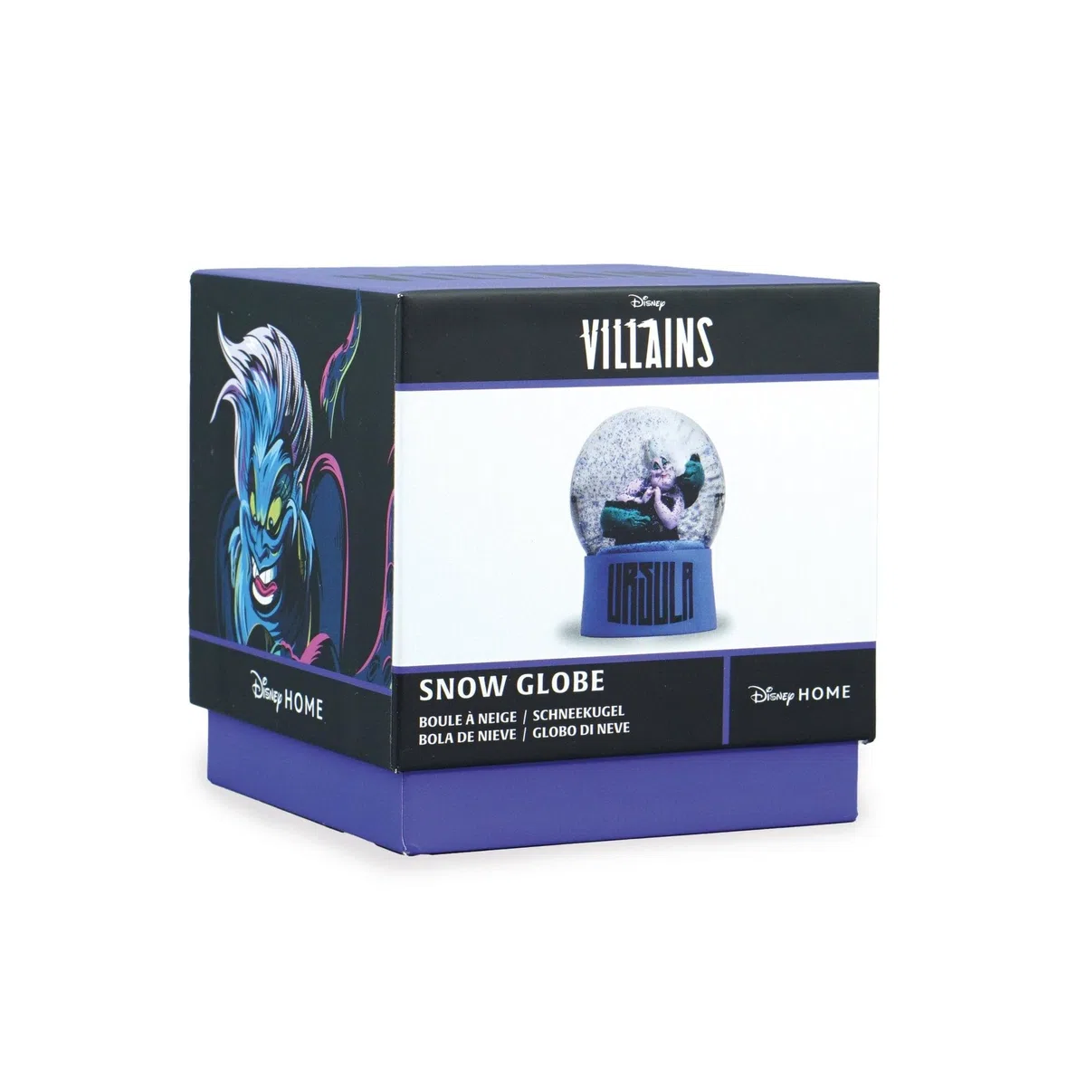 Disney Villains Ursula - Palla di neve in scatola, 65 mm Multicolore