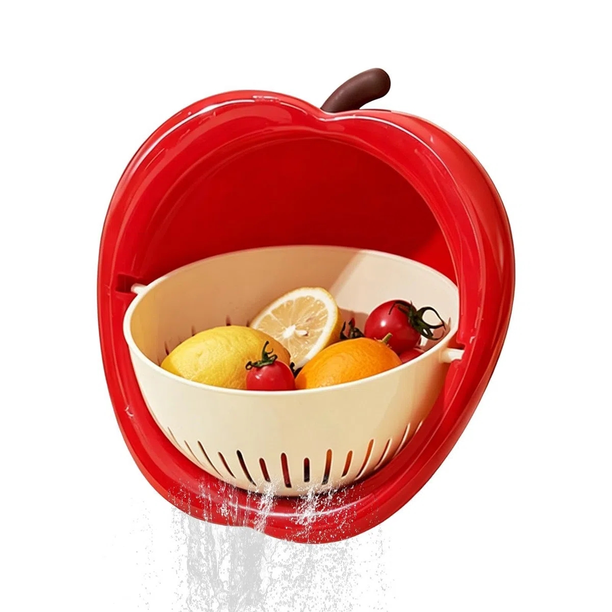 per Lavare Frutta - Scolapasta Spesso e con Drenaggio Rapido e Miscelazione,Cestello Setaccio di Alimenti da Cucina - per Bacche Insalate Pasta Cucina Lattuga Alimenti