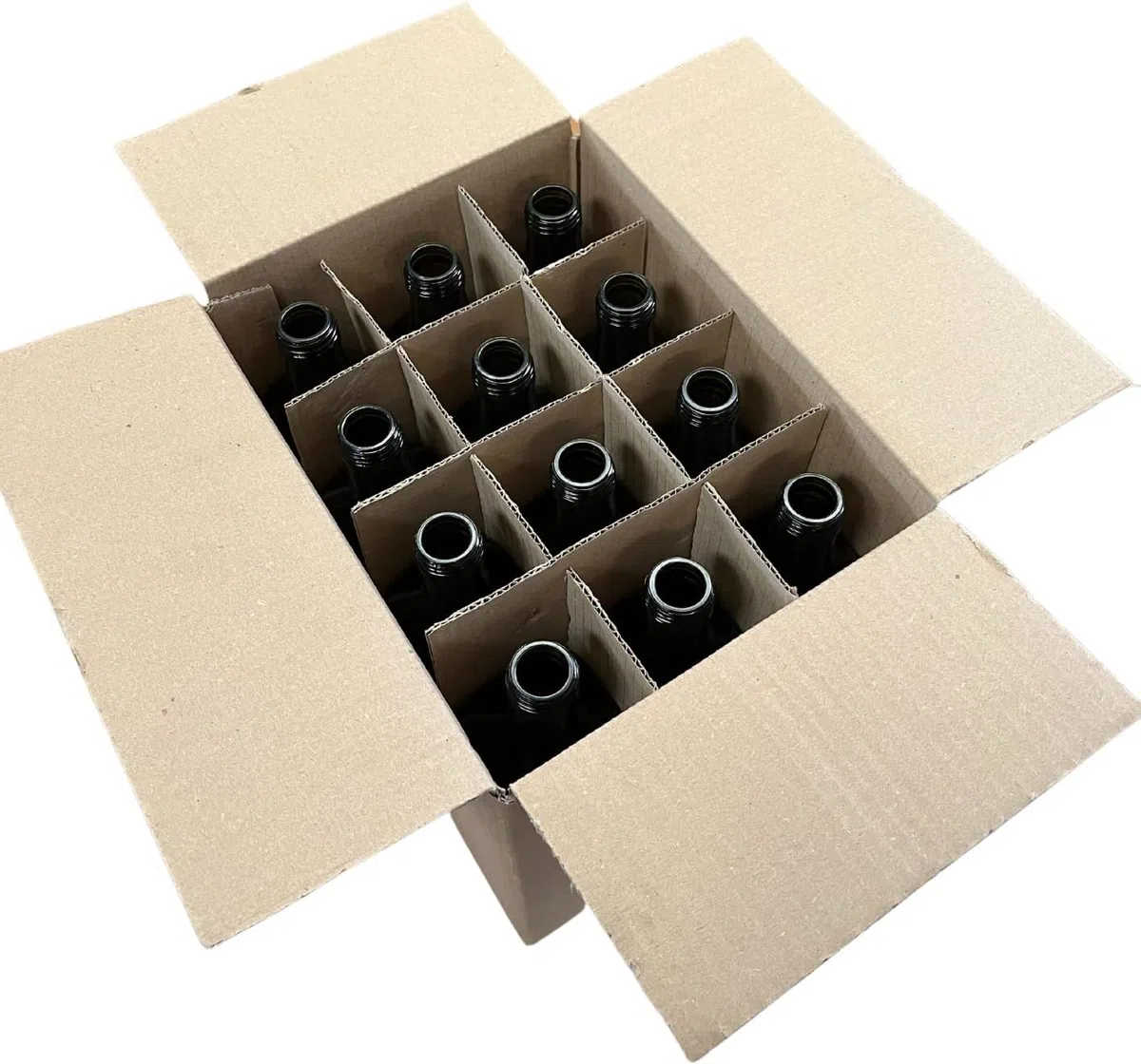 acquaverde | 6 Bottiglie Marasca in Vetro Scuro Uvag, Bottiglia per Olio e Liquori da 750 ml con Tappo Dosatore