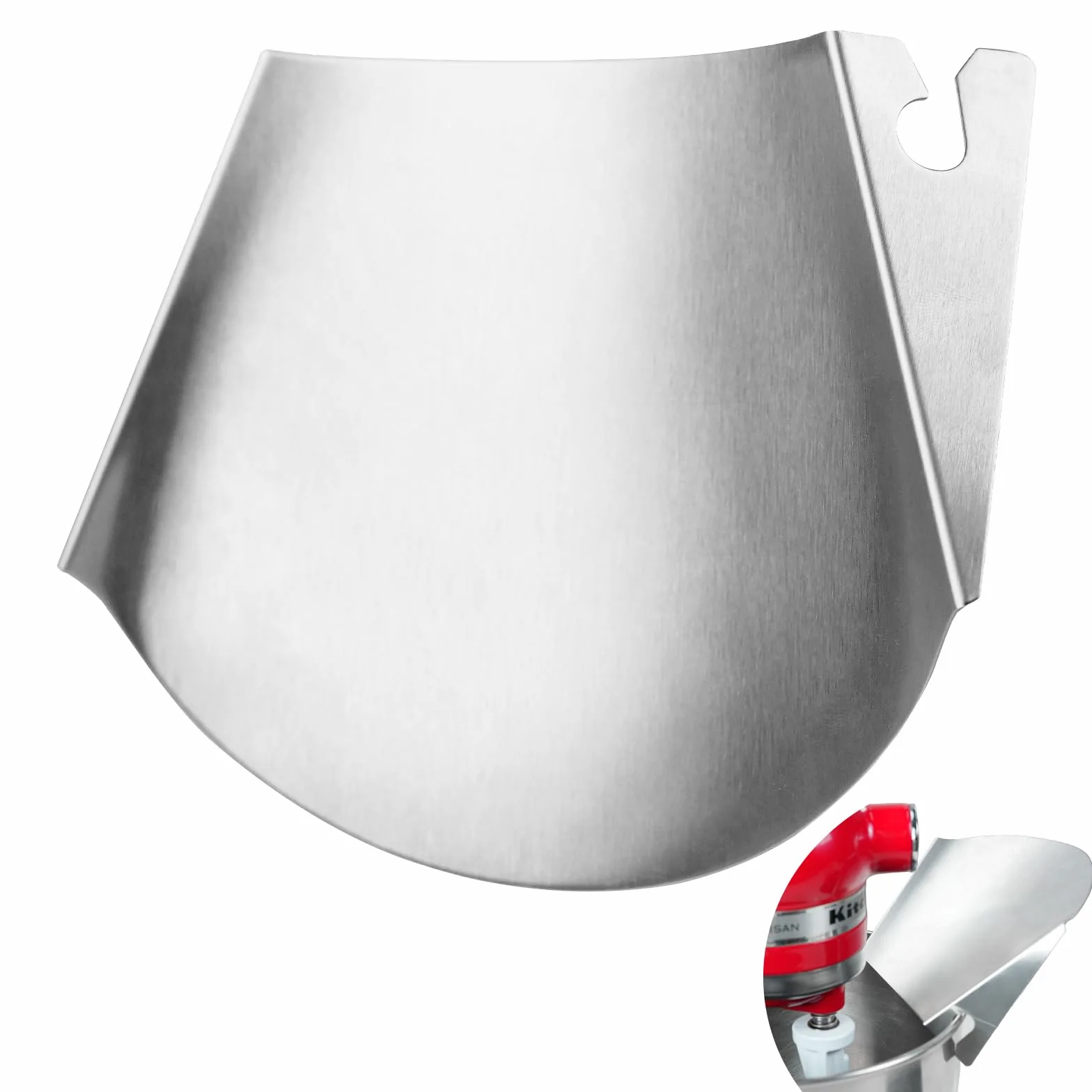 Accessori per la Ciotola Dell'Impastatrice in Acciaio Inossidabile con Scivolo di Versamento Compatibili con le Impastatrici a Colonna Kitchen Aid