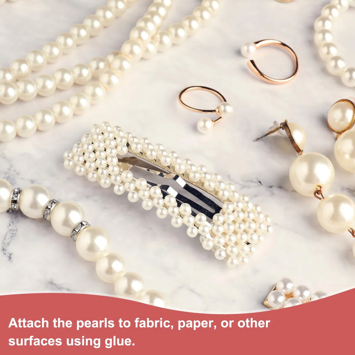 PATIKIL 1000 Pcs Perle Finte Senza Foro, 3mm 4mm 5mm 6mm 8mm Mini Perle Tonde Per Artigianato Gioielli Decorazioni Unghie Riempimento Vasi Compleanni Matrimoni Feste, Oro Scuro