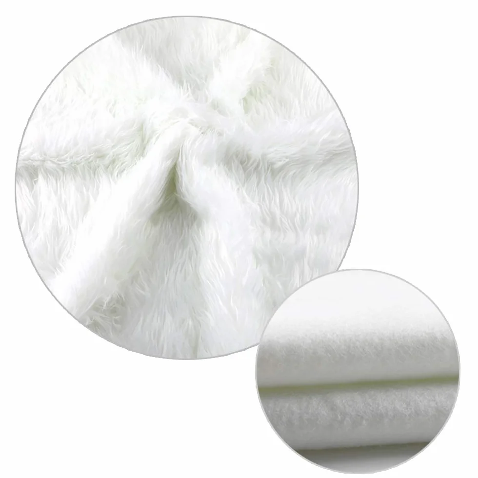 HOWAF Gonna Albero di Natale 78CM/31 Pollici Tappeto Albero di Natale Bianco Peluche Copri Base albero natale Sotto per Decorazioni Natalizie
