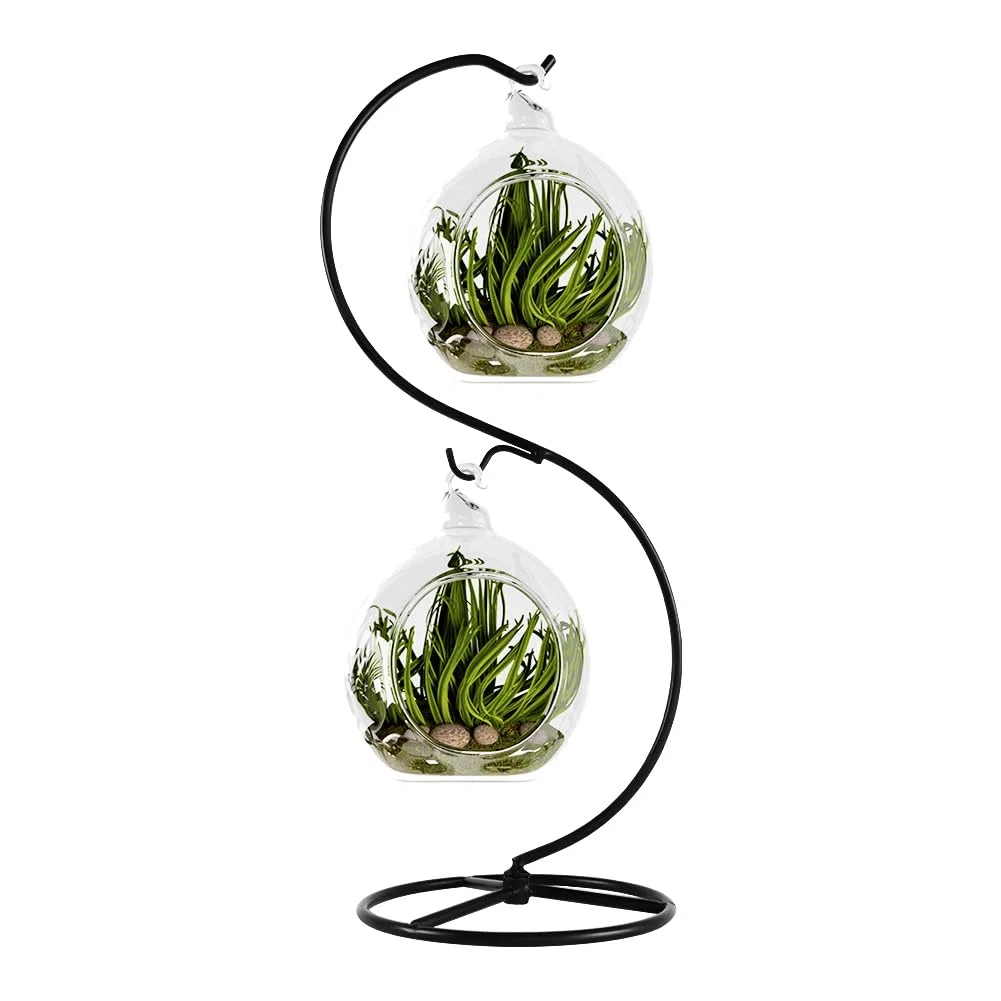 Espositore per ornamenti in ferro, supporto a gancio per appendere sfere di vetro, piante per terrari, palline di Natale, decorazione per la casa o per matrimoni
