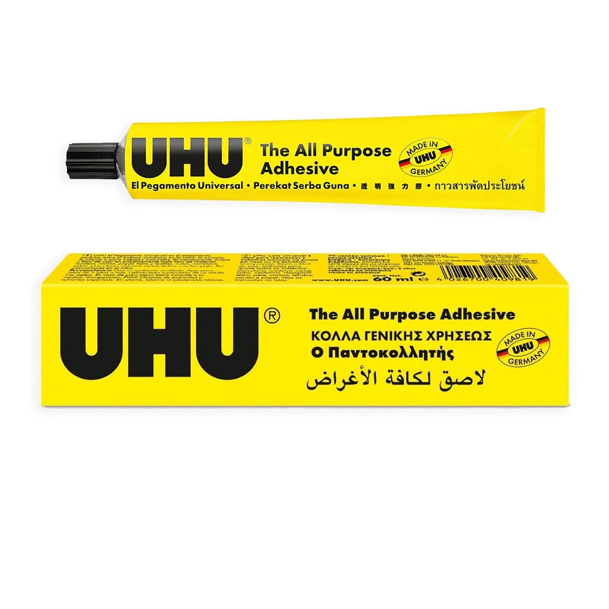 UHU Colla multiuso - 60 ml - Confezione da 6 tubetti