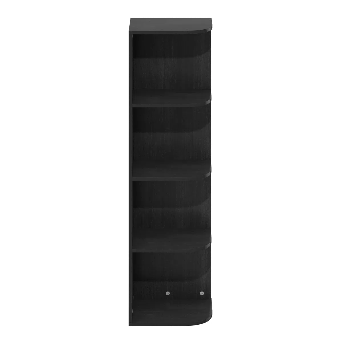 Furinno Pasir - Libreria a 4 ripiani ad angolo, colore: Blackwood