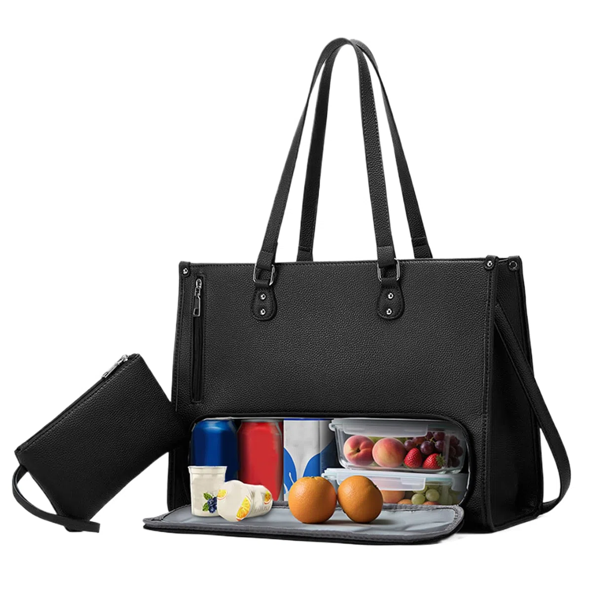 Generico Borsa da Donna | Termica Grande con Tracolla Regolabile,Borsa Tenda da Lavoro alla per Computer,per Cellulare Tablet Cibo Bevande Ufficio Università Viaggi Business Gita Fuori Porta