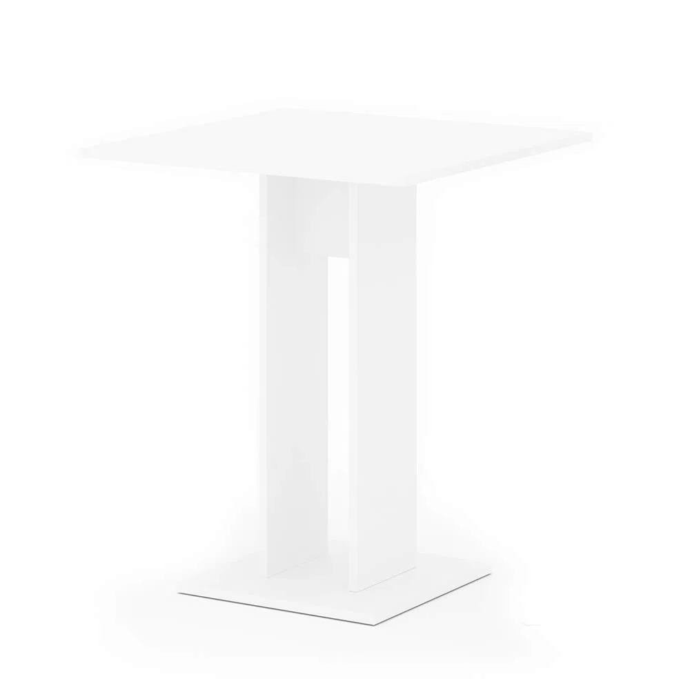 Vicco Tavolo da pranzo Repose, Bianco, 65 x 65 cm, adatto come tavolo singolo salvaspazio per ambienti di piccole dimensioni