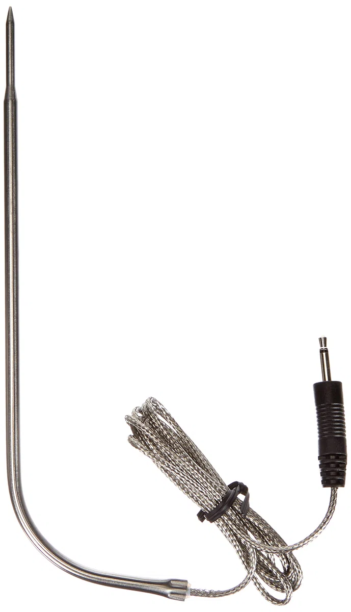 Metaltex Termometro Digitale da Cucina con sonda e Timer, Acciaio Inox, Grigio, 20 x 20 x 6 cm