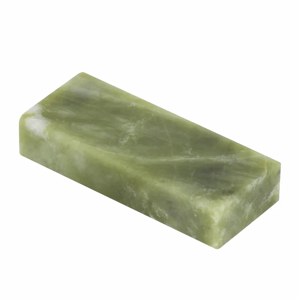 Affilacoltelli olio pietra cote 10000# 80000#, specchio lucidante, 50x20x10mm (Giada verde 10000 Mesh)