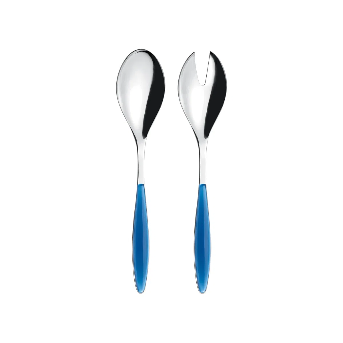 Guzzini -POSATE INSALATA 'FEELING'Blu Mediterraneo