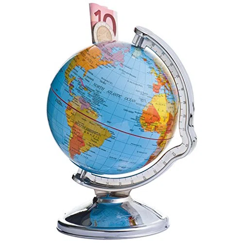 Salvadanaio/salvadanaio/con Globo Girevole
