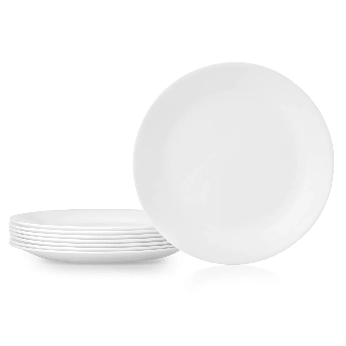 Corelle Piatti Piatti Piani, 8 Pezzi, Inverno Frost White