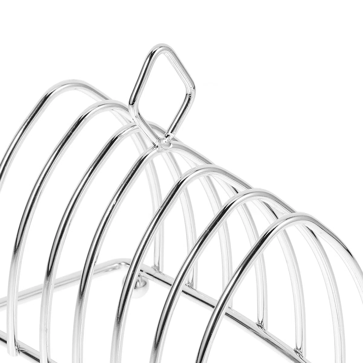Porta Toast da Tavolo in Acciaio Inox 304 Multifunzione Maniglia per Uso Domestico e Buffet, Supporto Portapane Riutilizzabile per Fette, Muffin e Bagel, per Feste e Campeggio