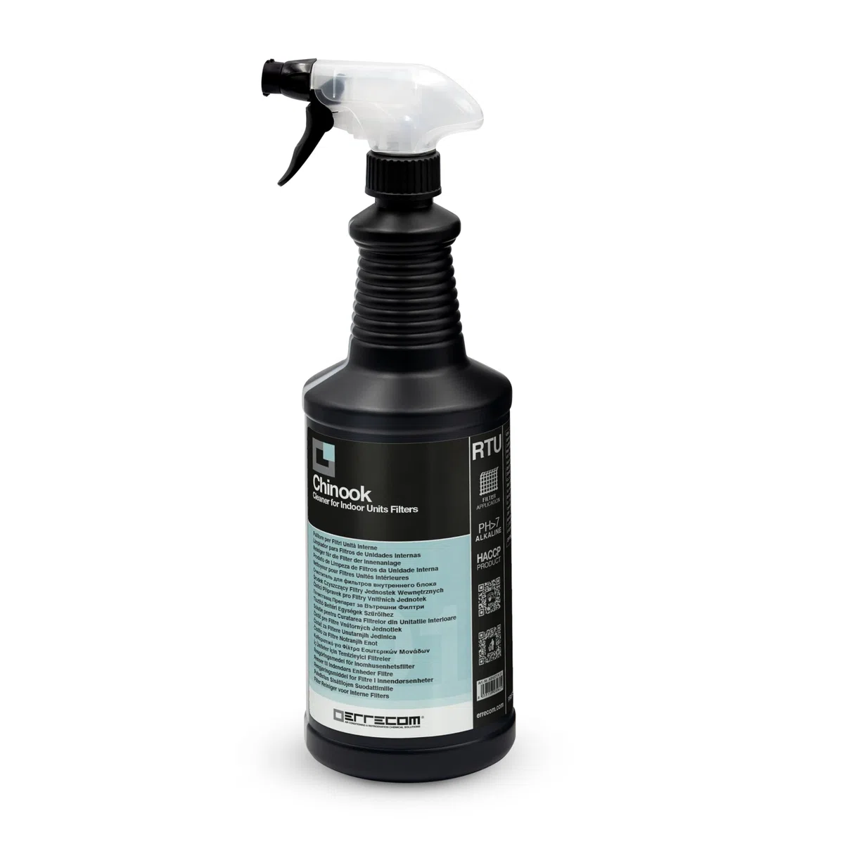 ERRECOM Chinook, Pulitore per Filtri Climatizzatore, 1 L