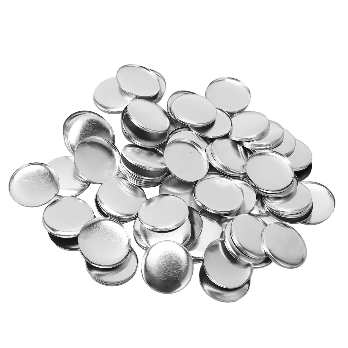 100 Set Fai da Te Spille Spille Parte Forma Rotonda Metallo Spilla Distintivo Spilla per Artigianato Che Fa Macchina per la Creazione di Badge (32 MM) Handcraft Materials