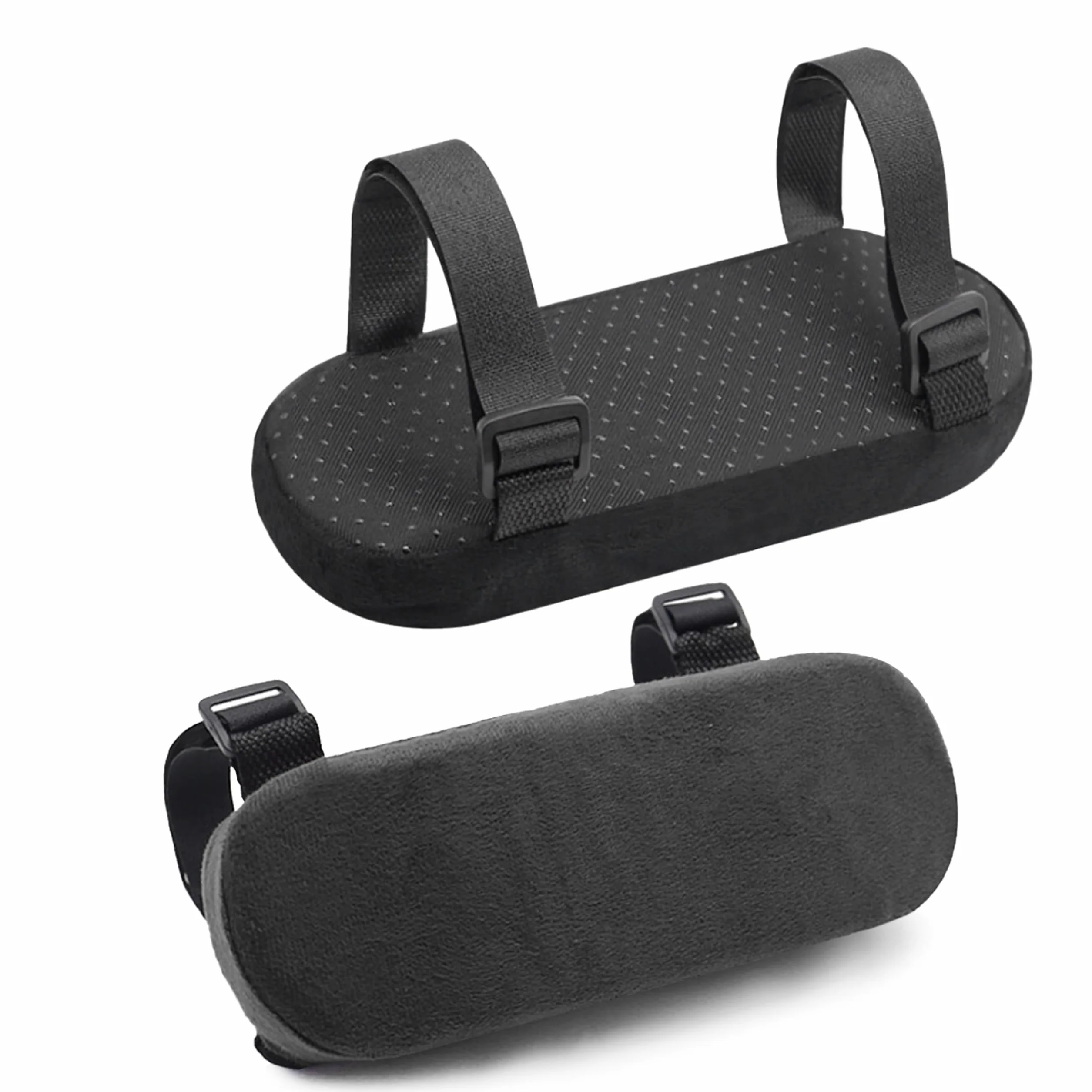 2 Pezzi Cuscini per Braccioli Sedie, Copri Braccioli Sedia Ufficio, Braccioli Sedia Gaming, Cuscinetti per Braccioli Ergonomici e Antiscivolo per Sedie da Ufficio e da Gioco