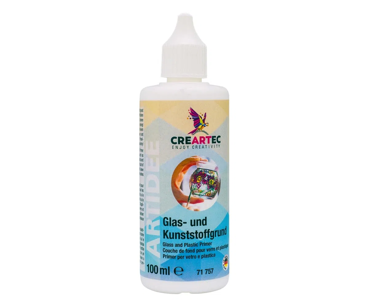 Vetro e plastica base incolore 100 ml