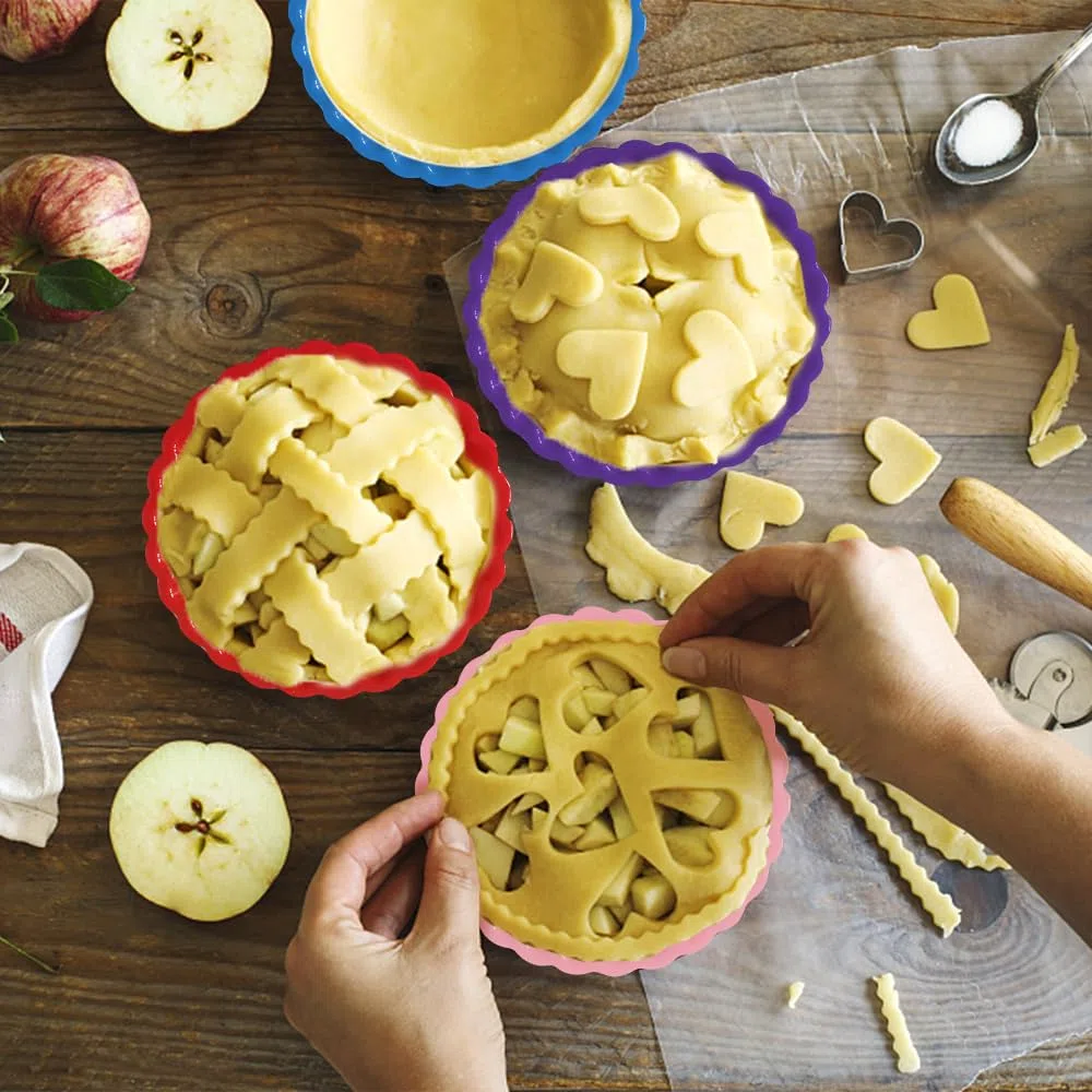 DGN Stampo per torte in silicone, 11 cm, per frutta, mini pirottini antiaderenti torta