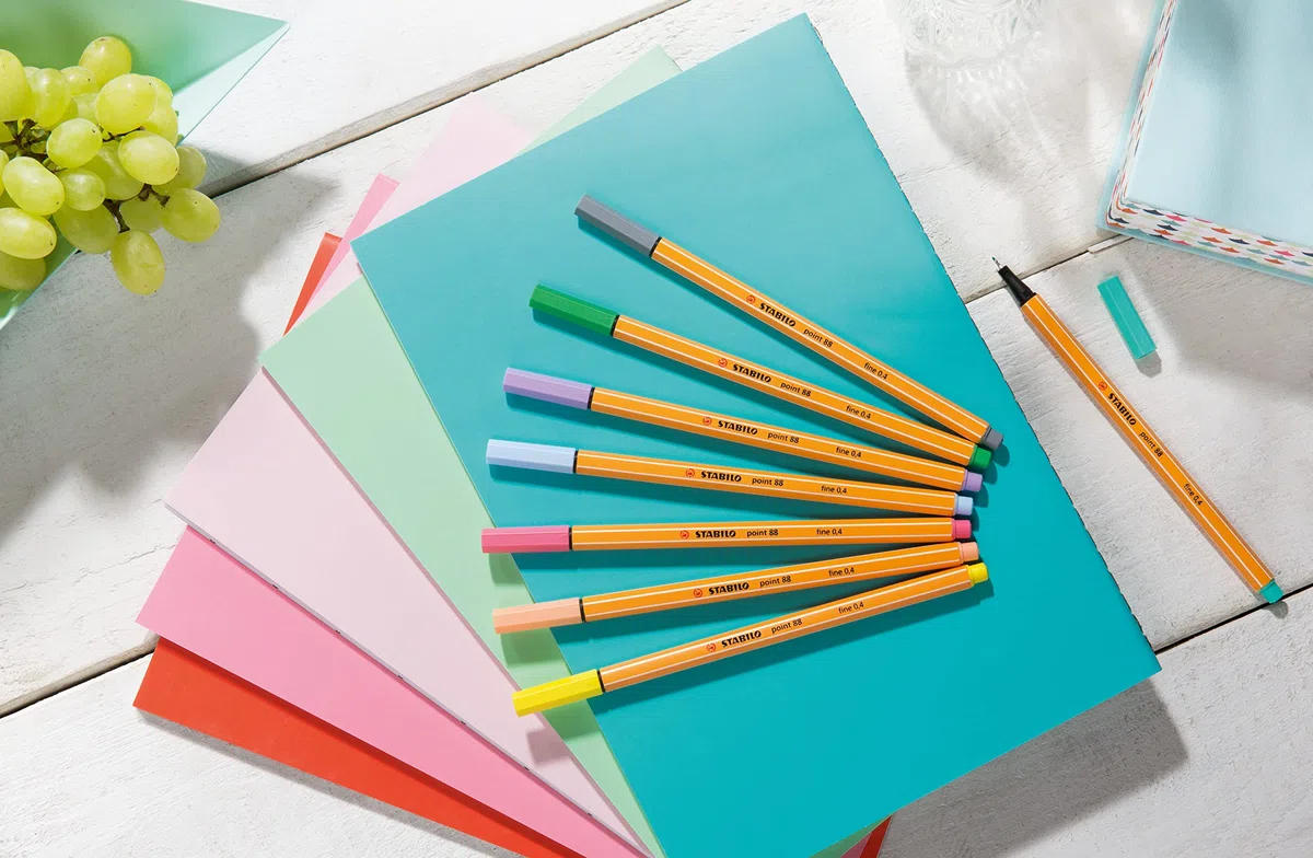 STABILO point 88 - Fineliner - Pastellove Set - Astuccio da 15 - Colori assortiti