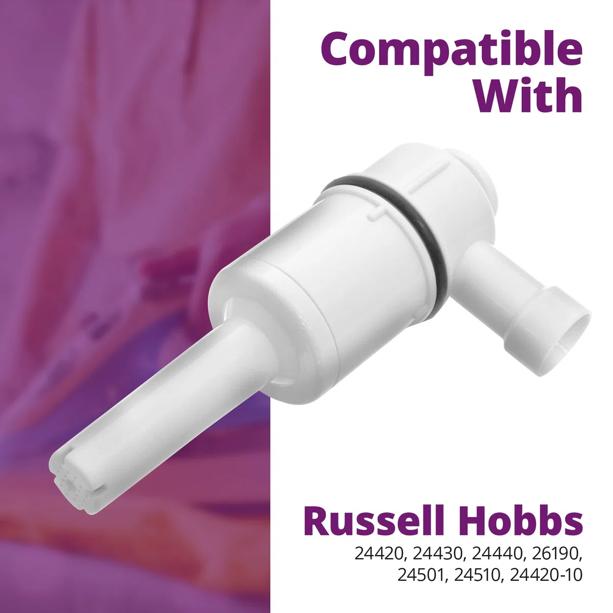Filtro anticalcare per ferro da stiro a vapore, compatibile con Russell Hobbs 24420, 24430, 24440, 26190, 24501, 24510, 24420-10 700229