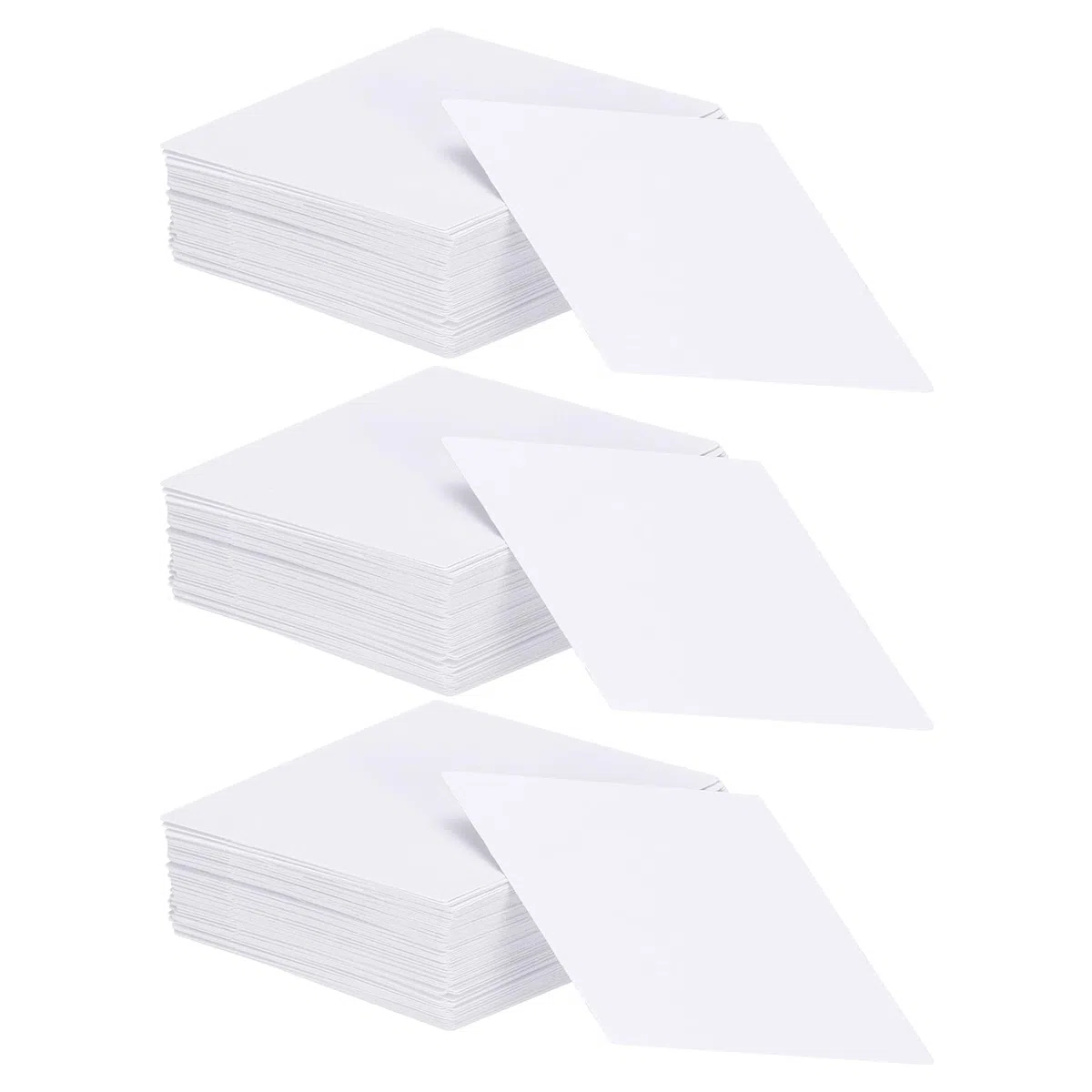 QUARKZMAN 300 Conteggio Carta Diamante Per Quilting, Modello 1.5 Pollici 60 Gradi Rombo Per English Paper Piecing, Fondazione Carta Pz Forniture Per Cucire DIY Craft