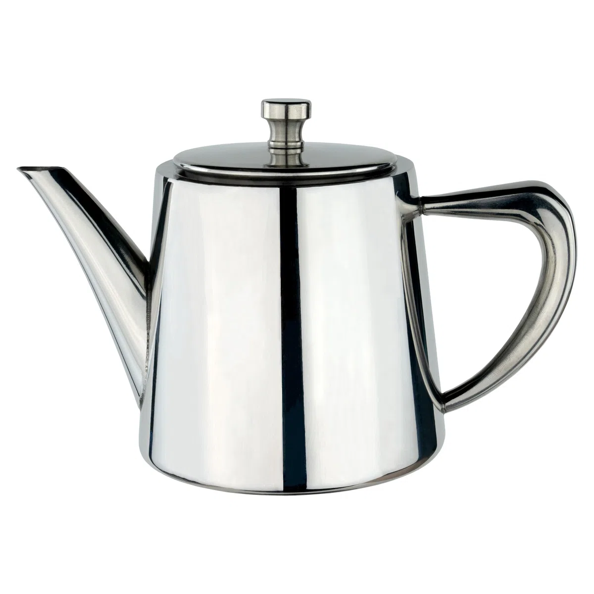 Café Olé Derwent Teiera, 370 ml, per 1 persona, acciaio inossidabile, desing moderno con finitura a specchio, beccuccio perfetto per versare