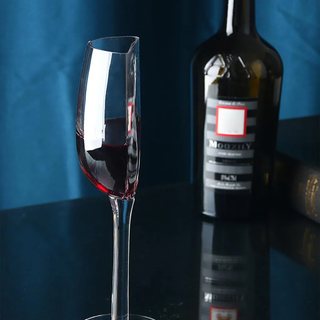Ottimismo Mezzi bicchieri 2 bicchieri Prospettiva Mezzi laterali 2 da champagne Elegance