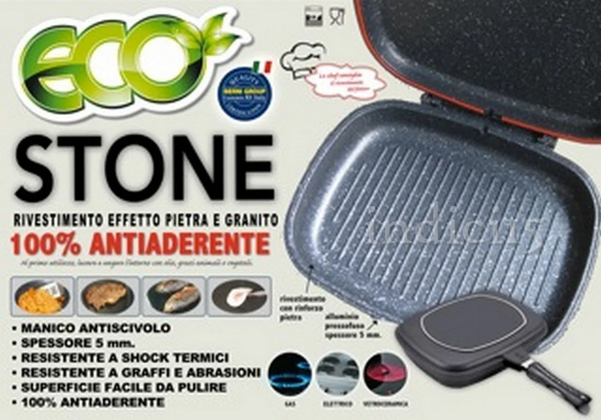 Fornetto Sanity Stone 36 Bistecchiera Padella Antiaderente