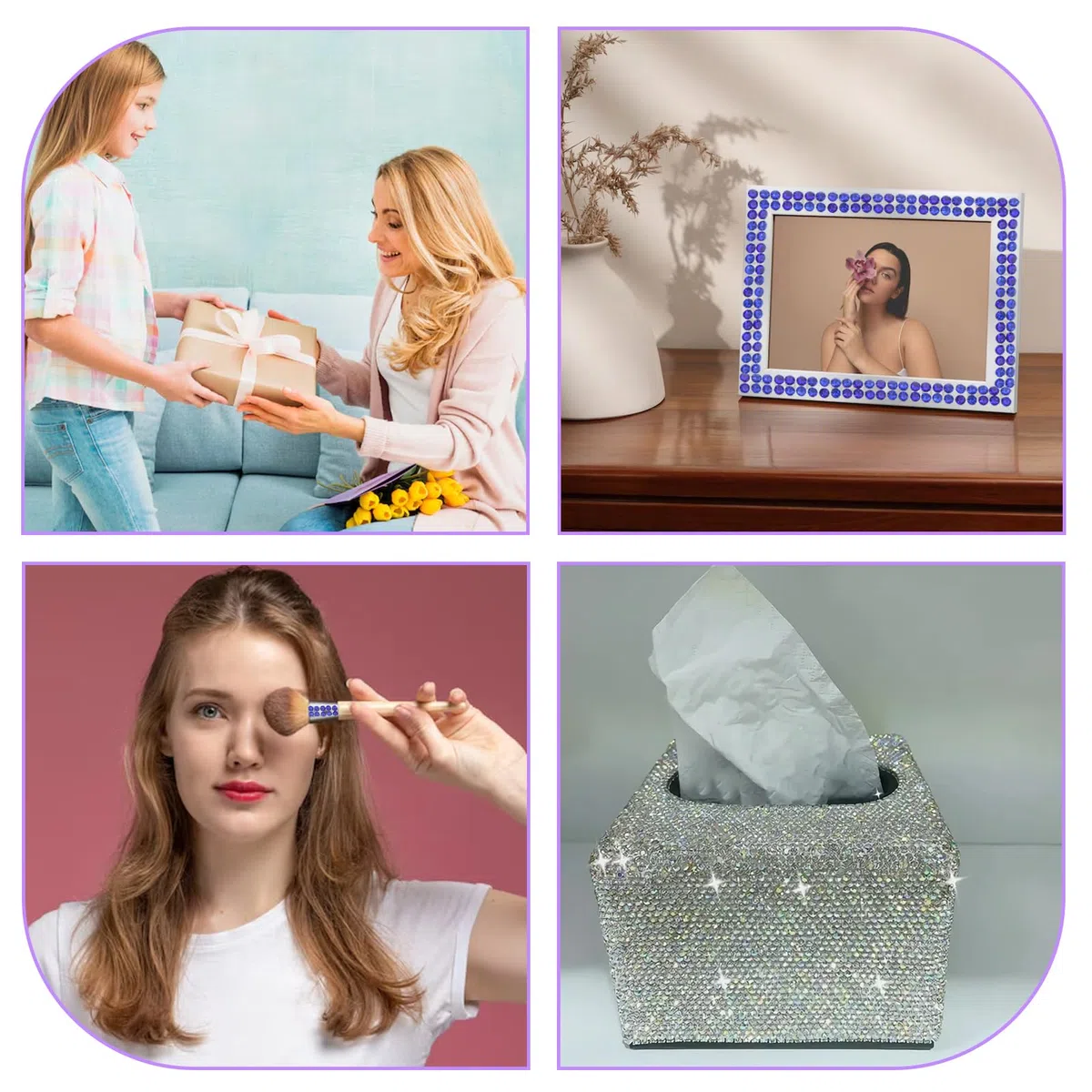 12 rotoli di nastro di strass per lavori fai da te, nastro adesivo glitterato, autoadesivo per regali, decorazioni di abbigliamento, veleno, telefono, matrimonio