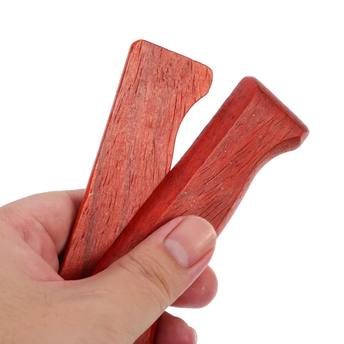 Housoutil Manici per Coltelli, Manici per Coltelli Fai Da Te, Manico Non Poroso Coltello Ricambio, Manico in Legno Di Pero Rosso Coltello per Coltello Da Frutta Coltello Da Cucina Coltello Da Burr