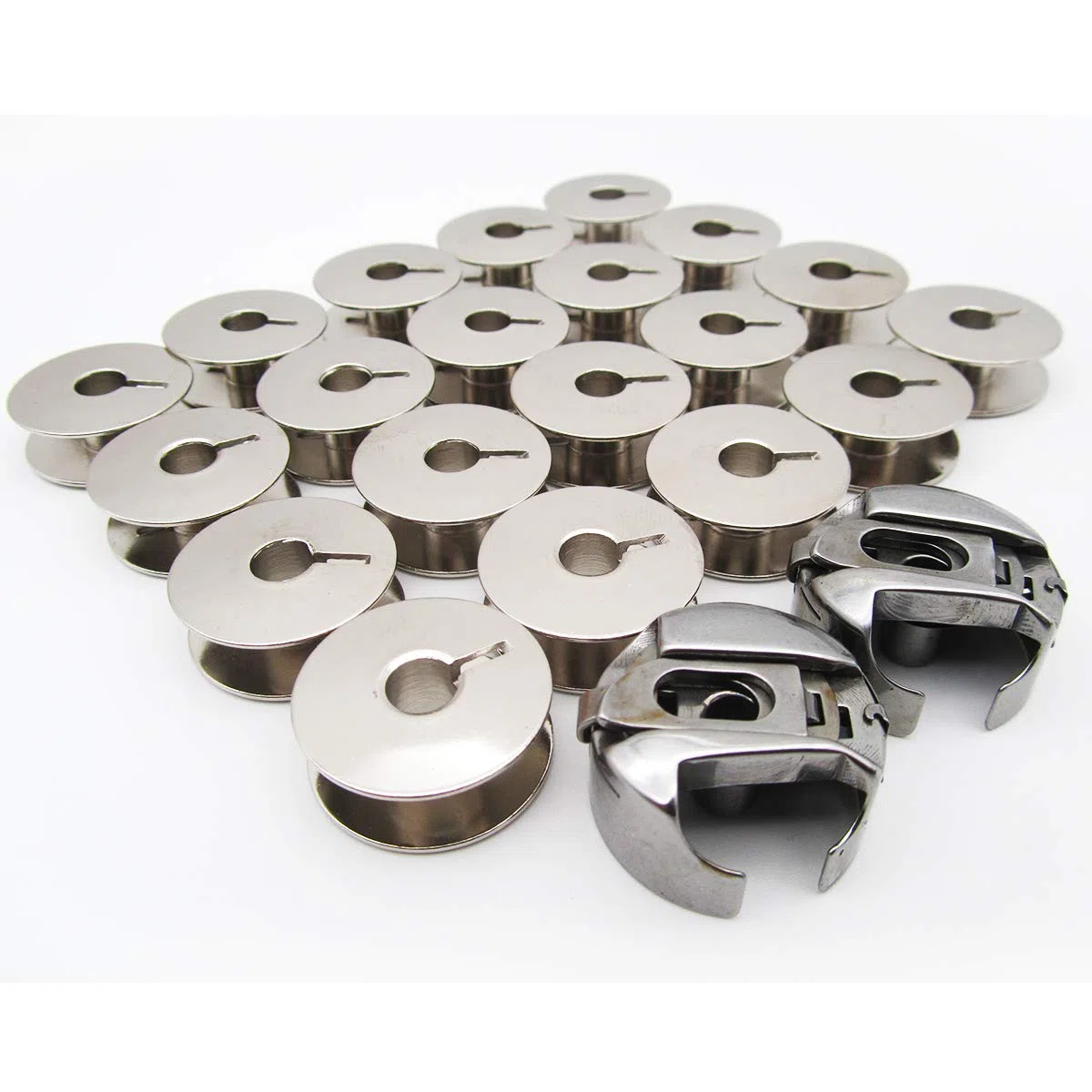 ckpsms Marca - 2 custodie per Bobine 9076 14 mm + 20 Bobine per PFAFF 130 230 800 1211 1222#9033S 20PCS+BC-PF9076 (14)-NBL 2 Pezzi
