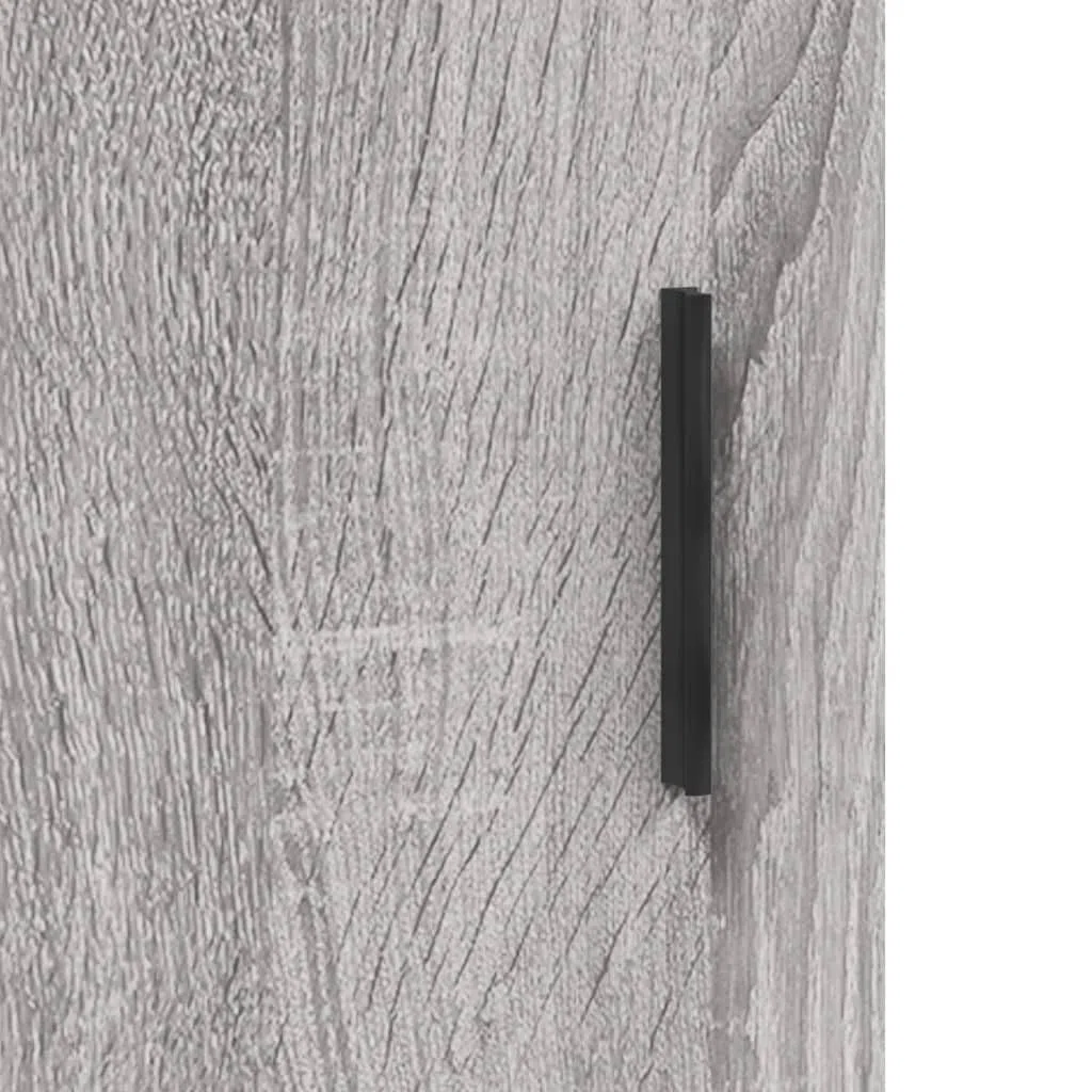 vidaXL Mobile a Parete Grigio Sonoma 69,5x34x90 cm Legno Multistrato, armadietto a Muro, portaoggetti pensile, pensile, pensile a Muro, Mobile pensile
