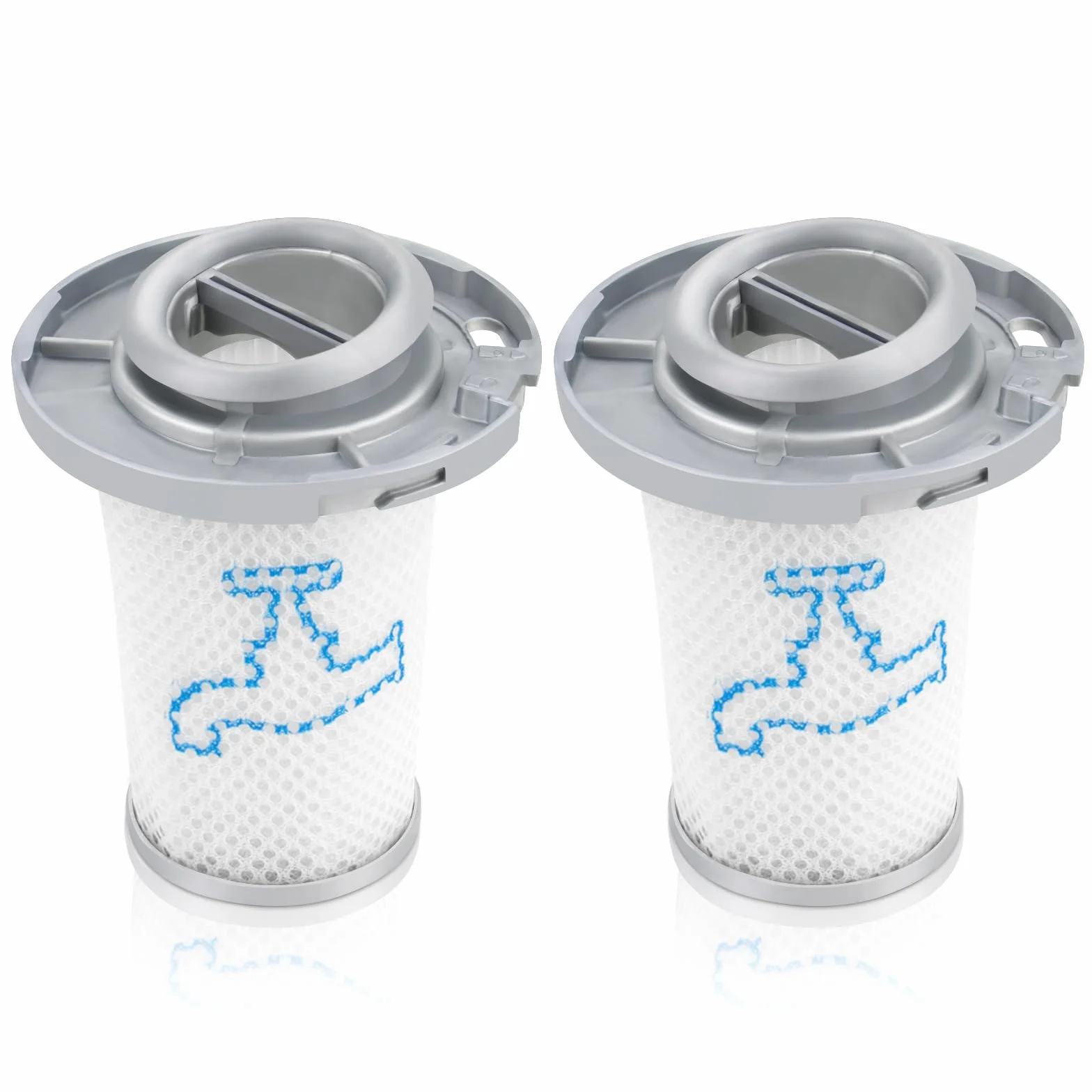 2 filtres de remplacement per Rowenta ZR009006 X-Force Flex 8.60 RH9611 RH9637 RH9638 RH9639 RH9677 RH9678 RH9679 RH9680 RH9690 RH9695, per aspirapolvere per X-PERT 6.60 RH6821 RH6837 RH6838 RH6878
