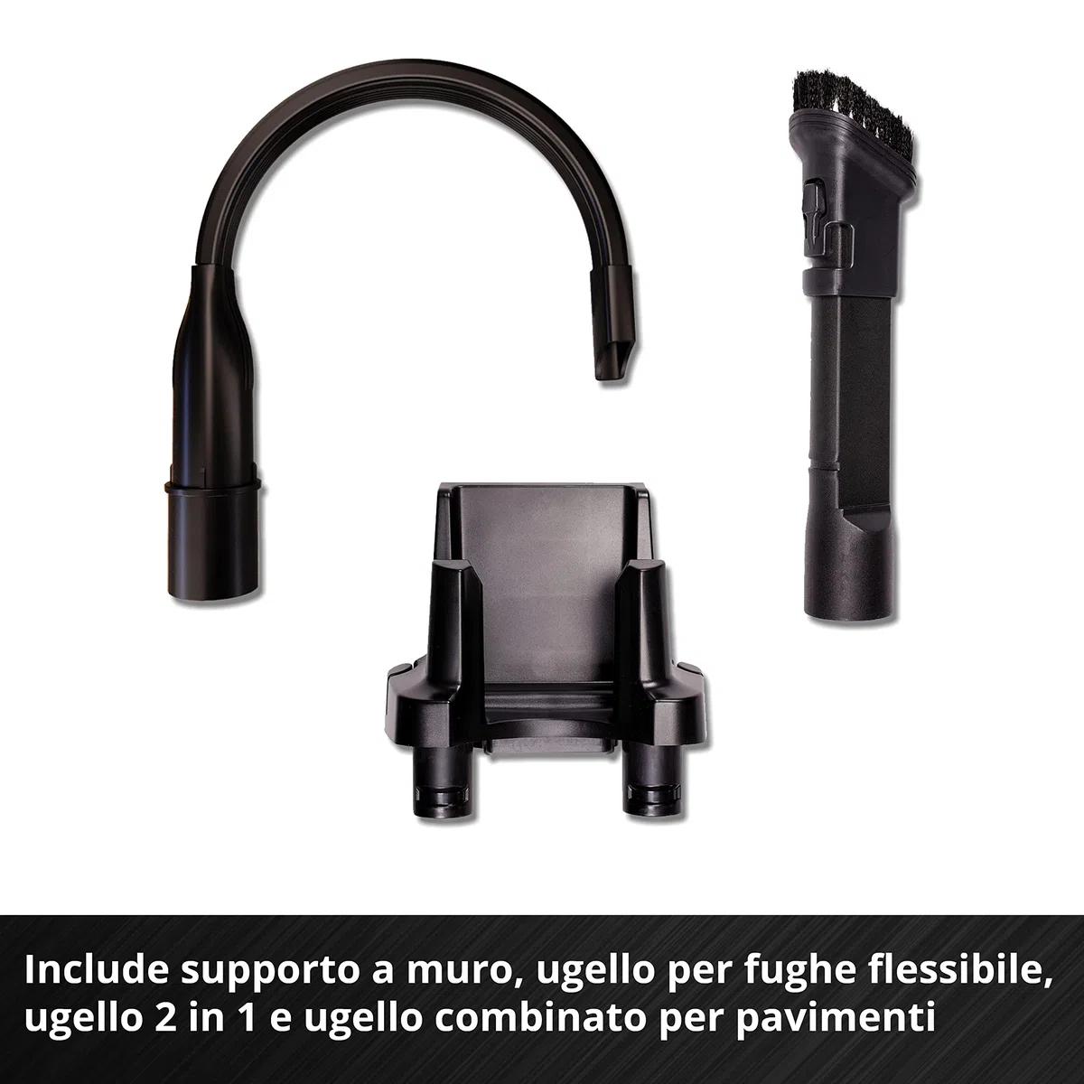 Aspirapolvere con manico a batteria TE-SV 18 Li-Solo Power X-Change di Einhell (ioni di litio, 18 V, senza sacchetto, serbatoio da 0,6 l, tecnologia a ciclone, sistema di filtraggio a 3 livelli)