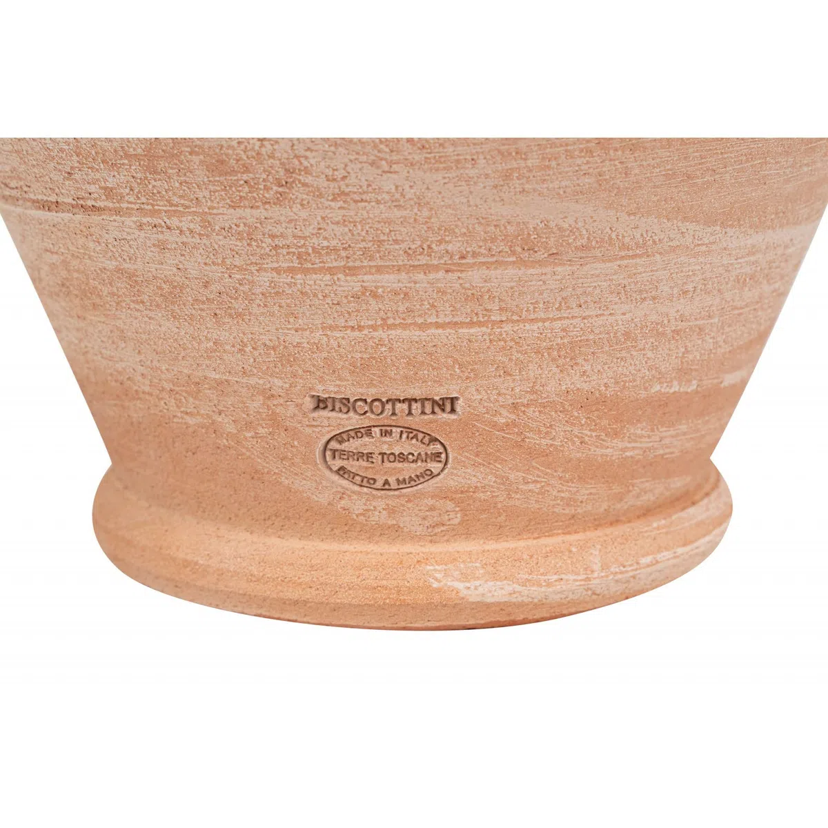 Biscottini Porta ombrelli per esterno e interno 34x48 cm | Vasi terracotta portaombrello Made in Italy | Portaombrelli da esterno lavorati a mano